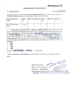 Building Safety certificate image